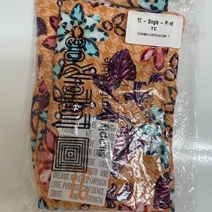 LuLaRoe Yellow Floral TC Leggings NIP LLR